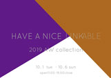 LINKABLE 2019AW collection